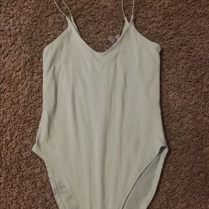 Teal Body Suit.